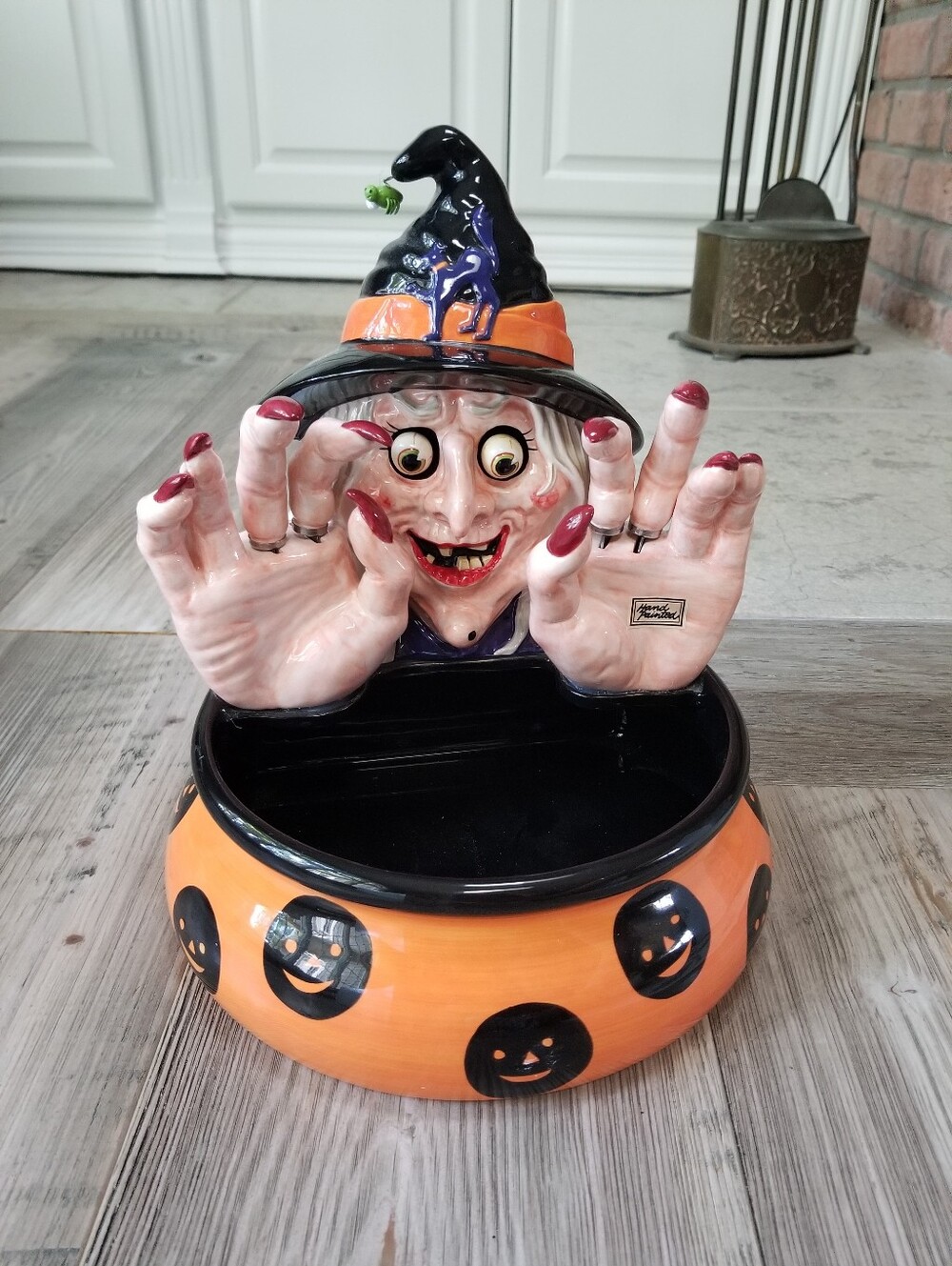 Dept 56 Halloween Google Eye Witch Bowl Spreaders NEW